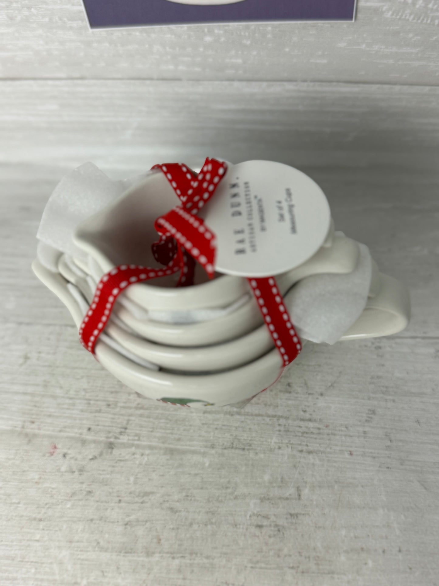 Rae Dunn Snowman Measuring Cups