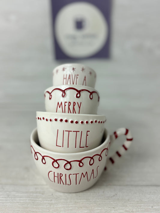 Rae Dunn Christmas Measuring Cups