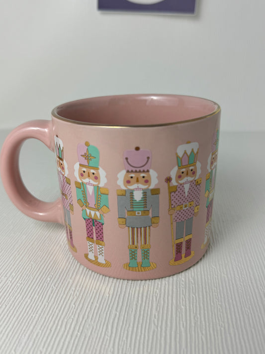 Punch Studio Pink Nutcrackers Mug