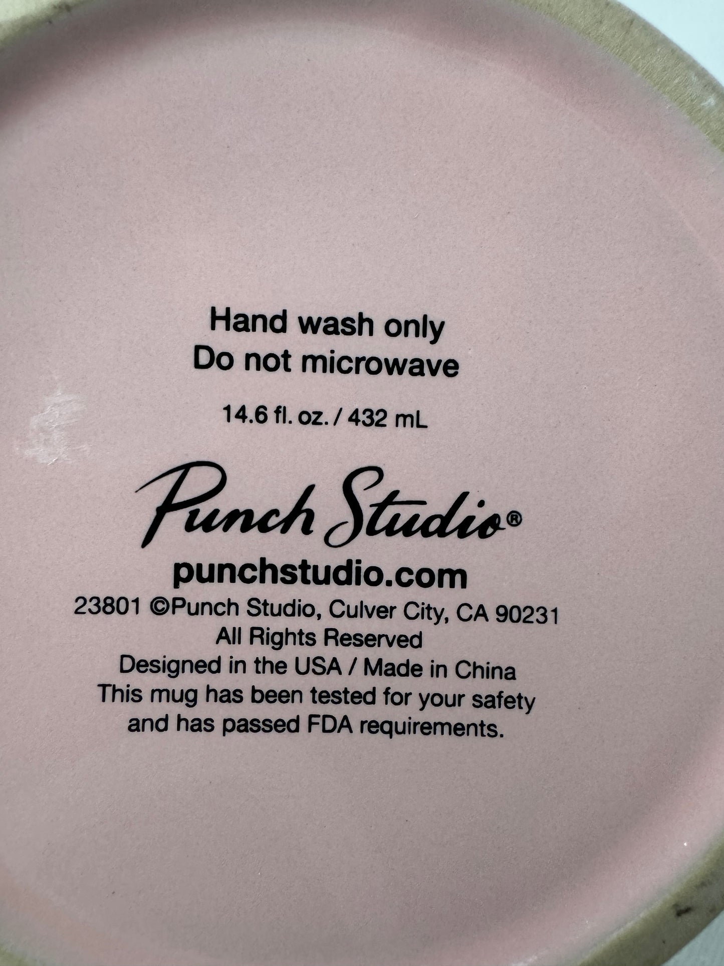 Punch Studio Pink Nutcrackers Mug