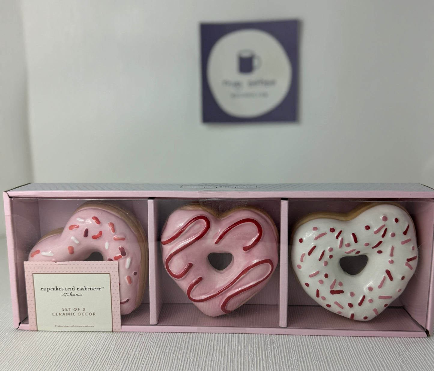 Cupcake & Cashmere Heart Shaped Donuts