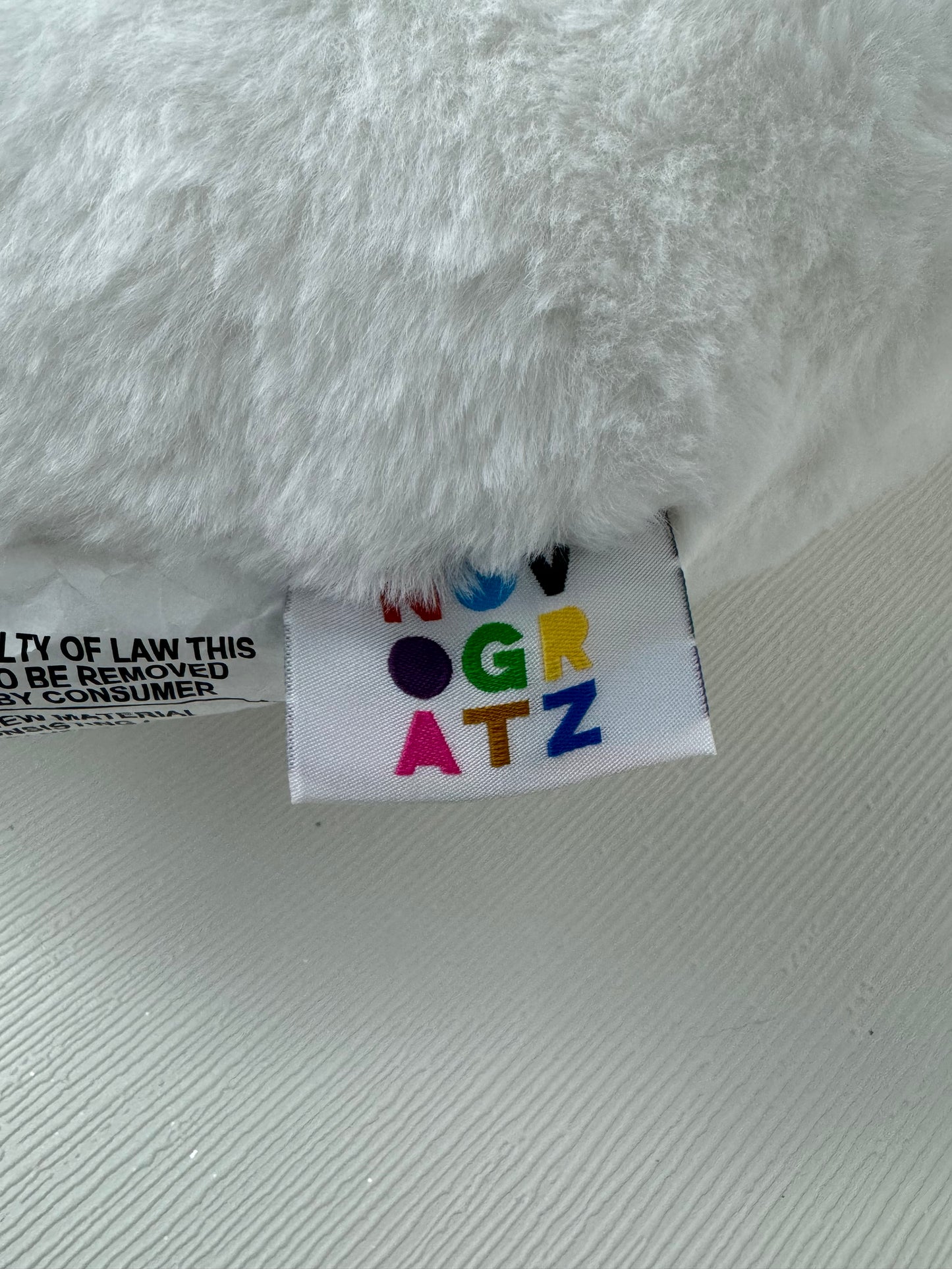 Novogratz Pink Santa Pillow