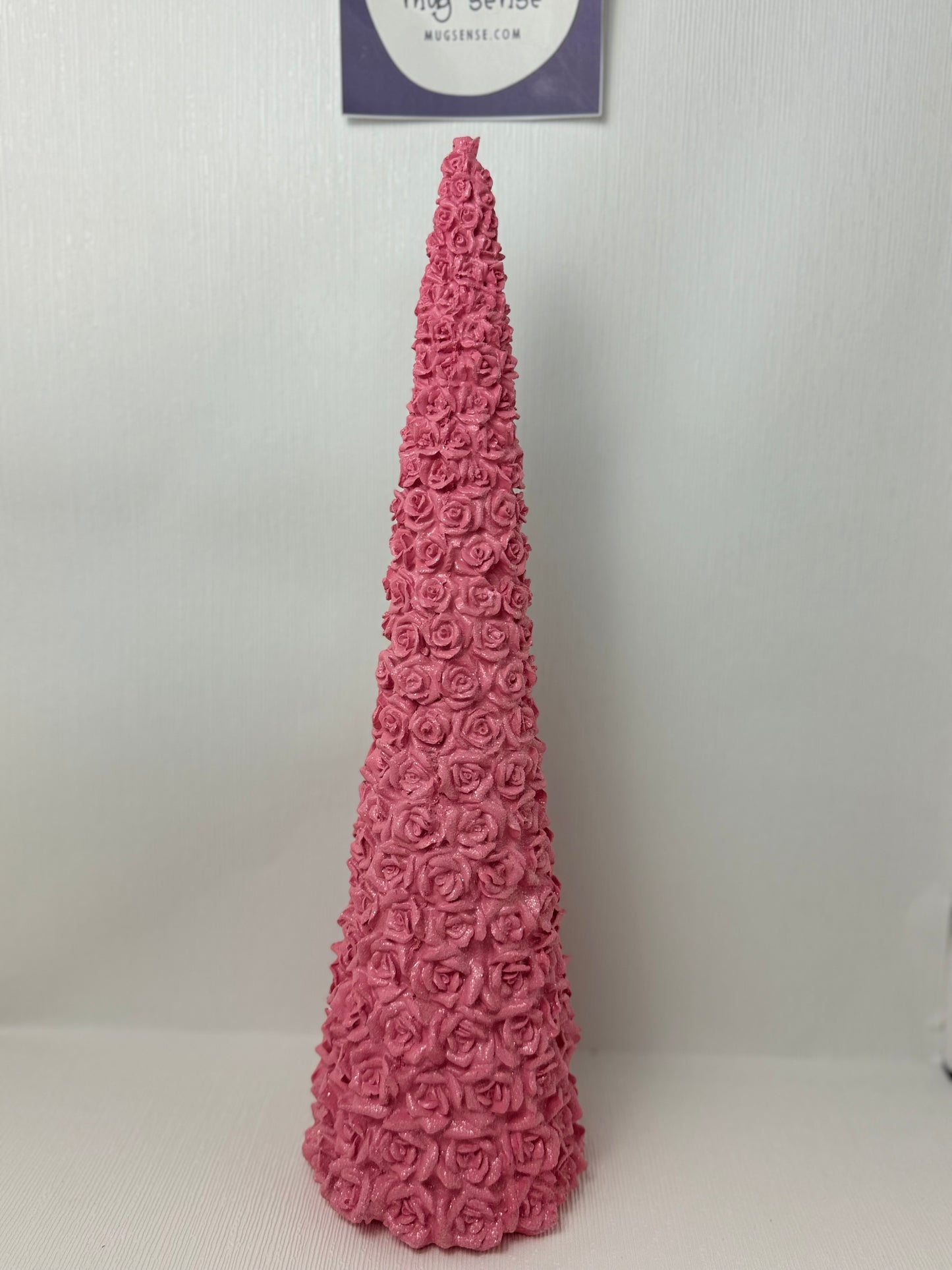 Cupcakes & Cashmere Pink Rose 17" Tree