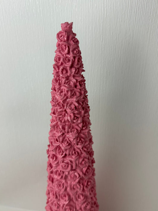 Cupcakes & Cashmere Pink Rose 17" Tree