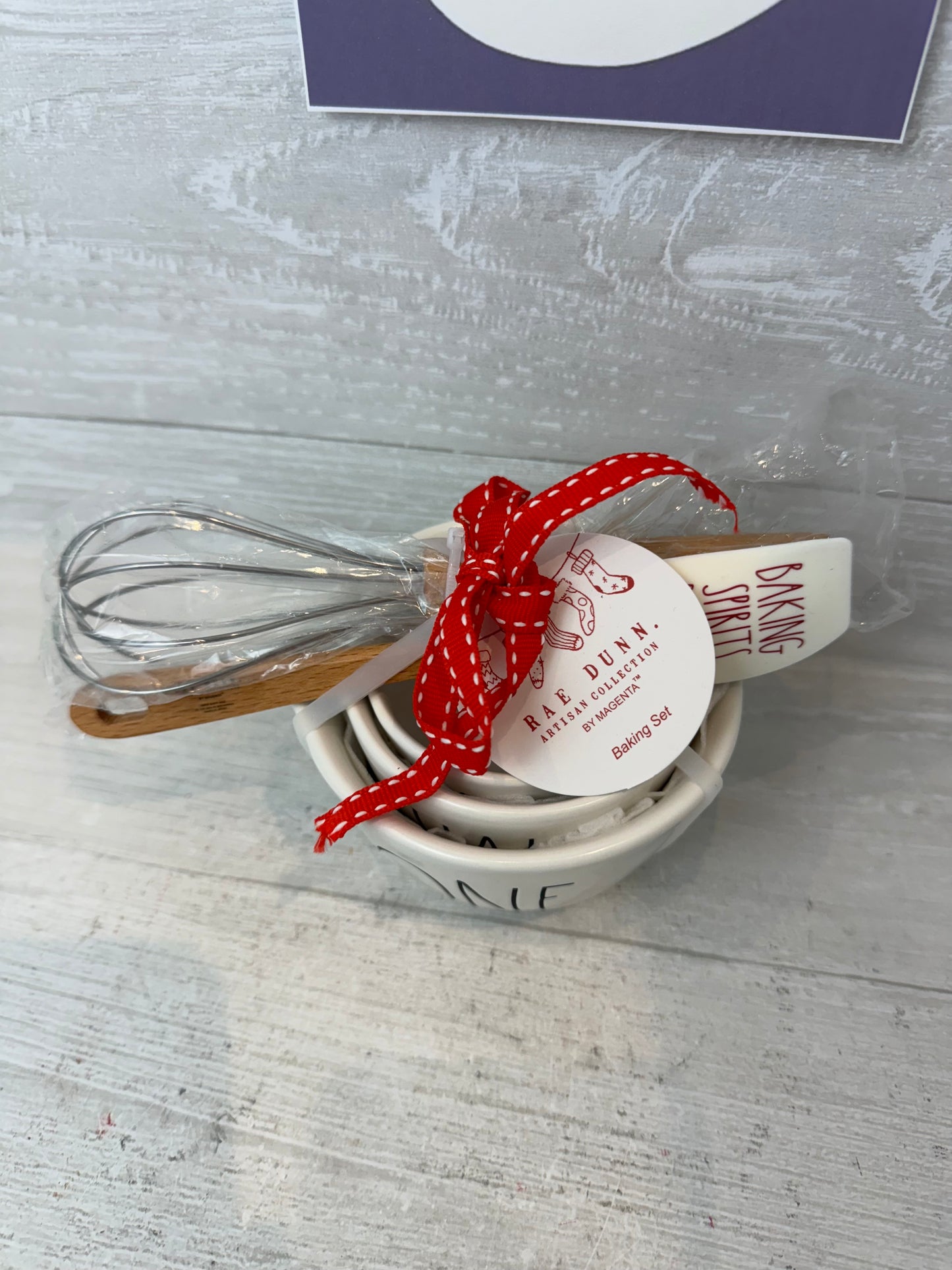 Rae Dunn Measuring Cups With Mini Utensils Set