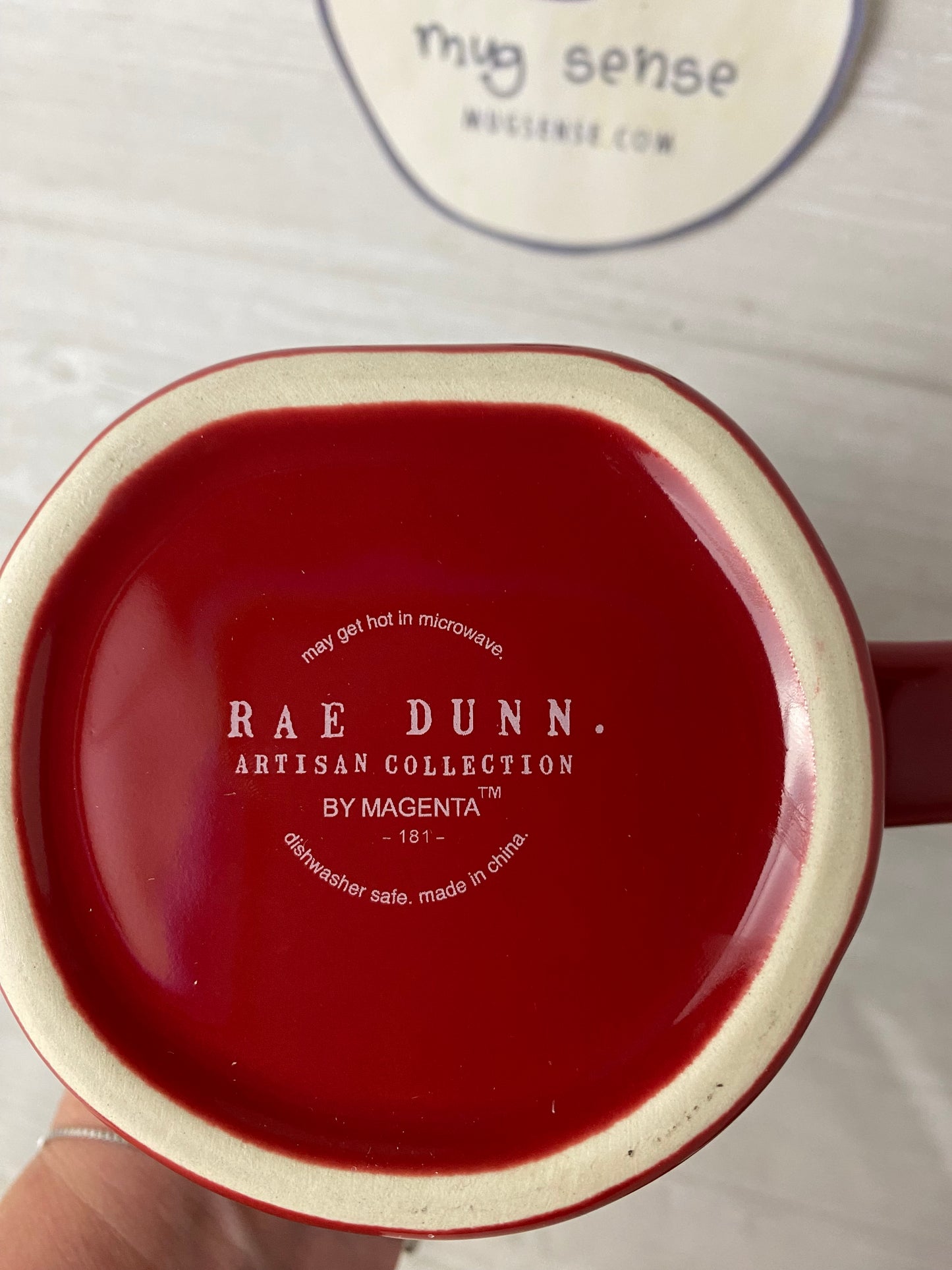 Rae Dunn Merry Mug (Red)