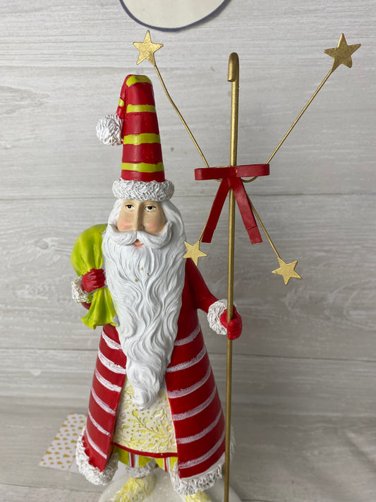 Patience Brewster Santa with Staff Figurine