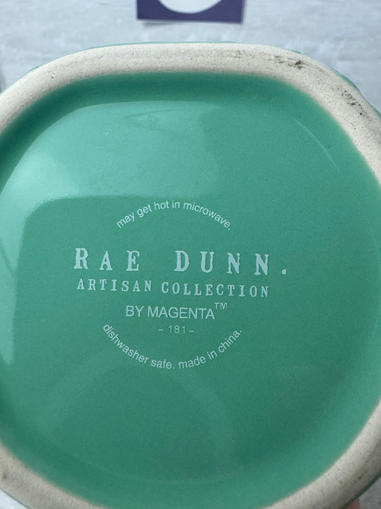 Rae Dunn Merry Green Trees Mug