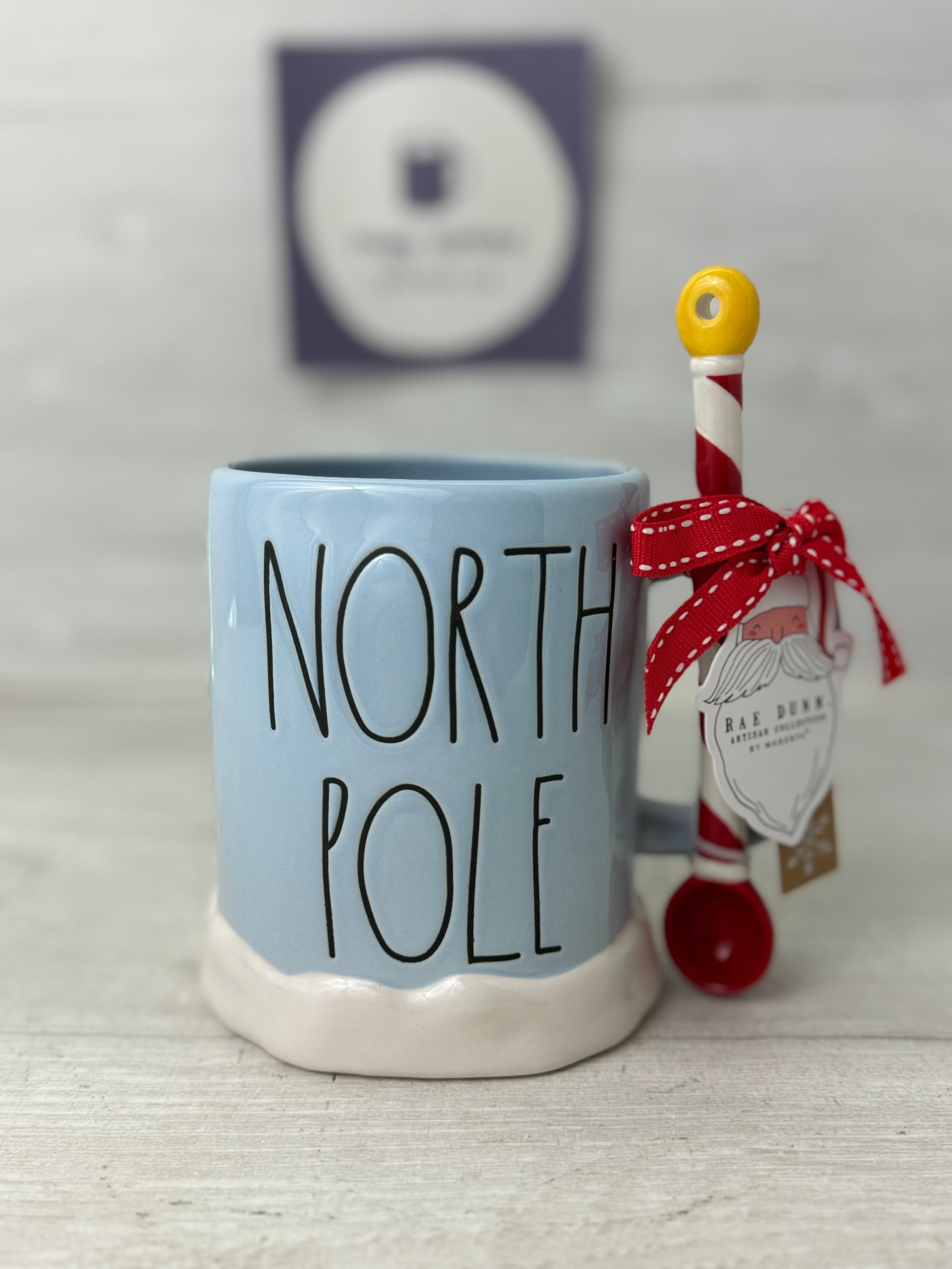 Rae Dunn REINDEER CROSSING deals and NORTH POLE