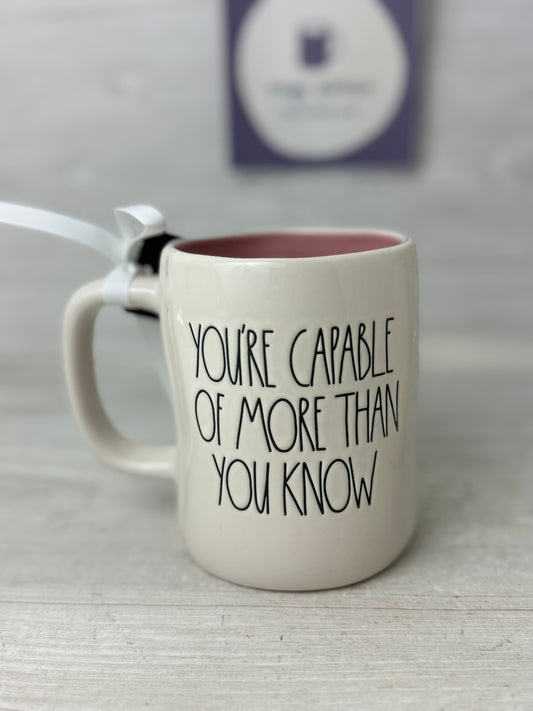 Rae Dunn Glinda "You're Capable Of More Than You Know" Mug