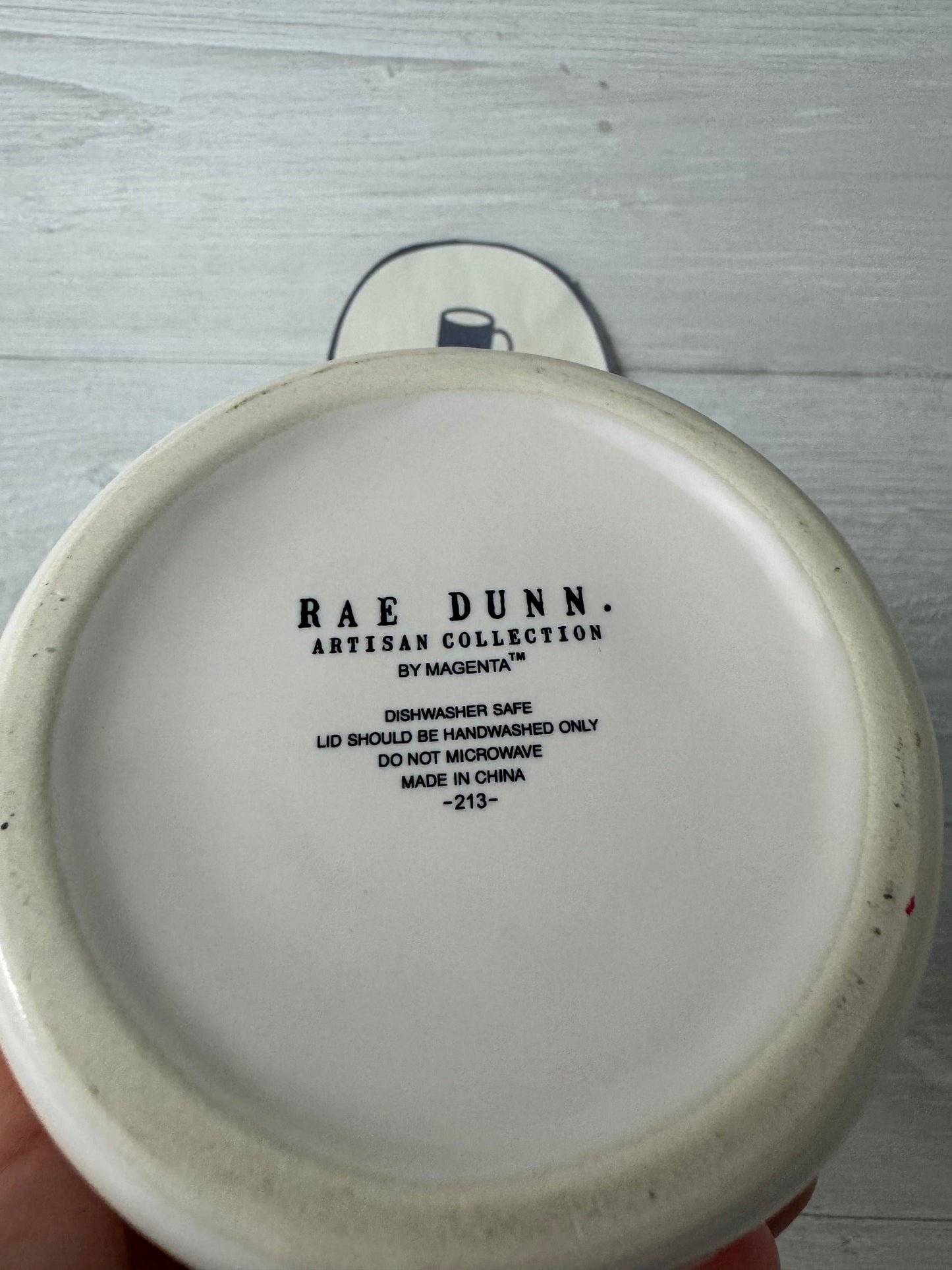 Rae Dunn "Cheer" Reindeer Baby Canister