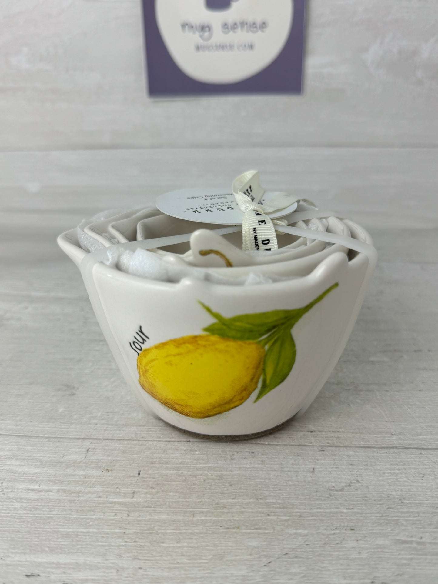 Rae Dunn Citrus Fruits Measuring Cup Set