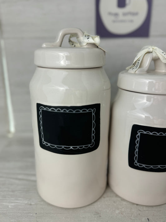 Rae Dunn Take Note Canister Set