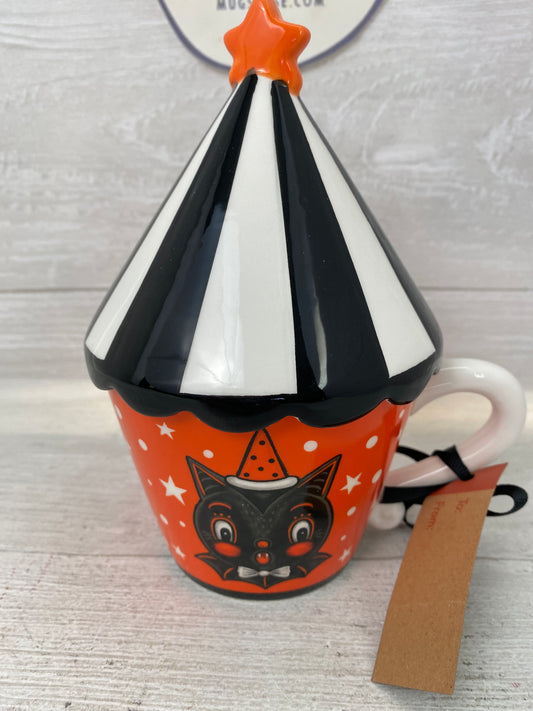 Johanna Parker Halloween Cat Tent Topper Mug