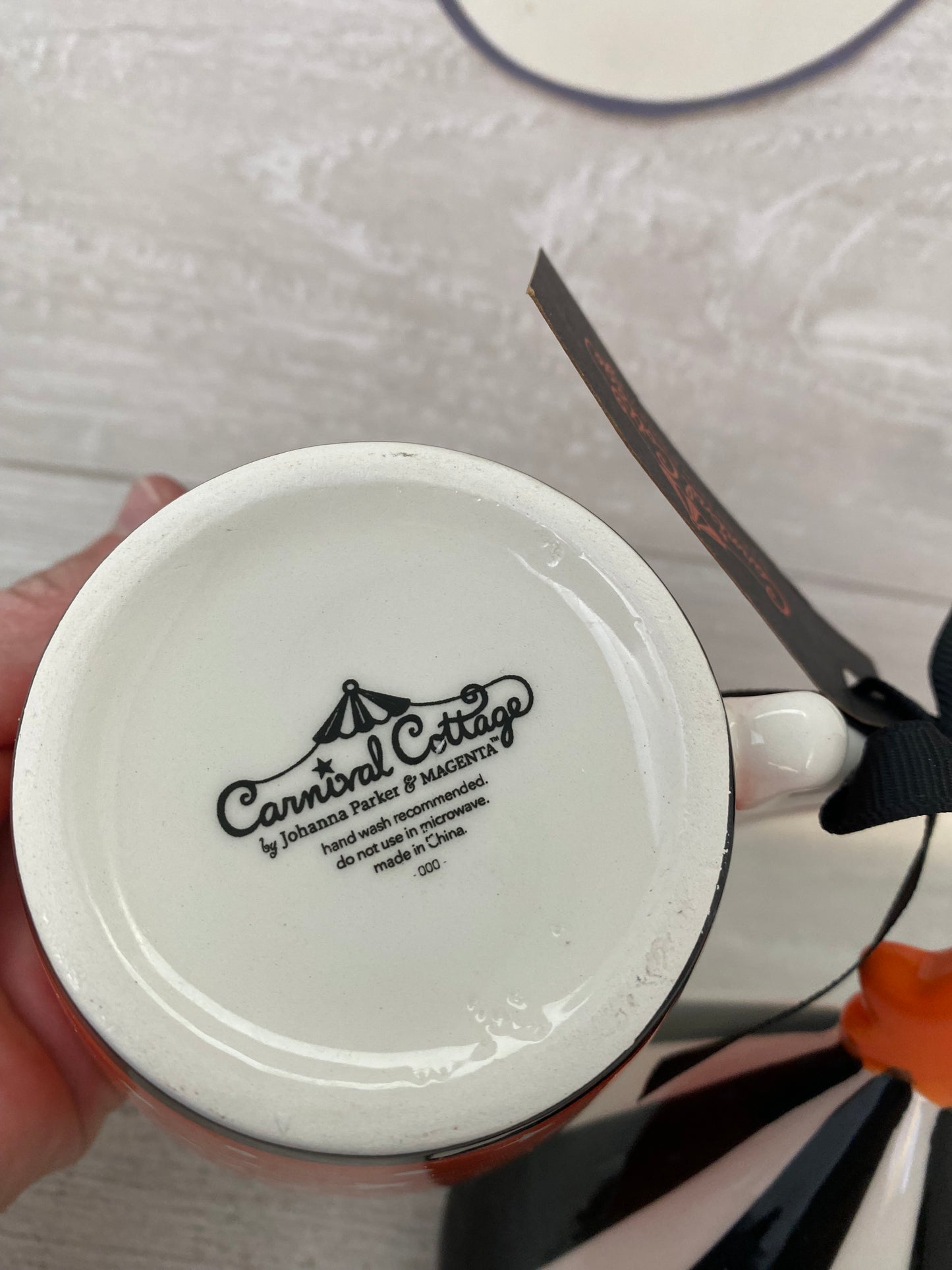 Johanna Parker Halloween Cat Tent Topper Mug