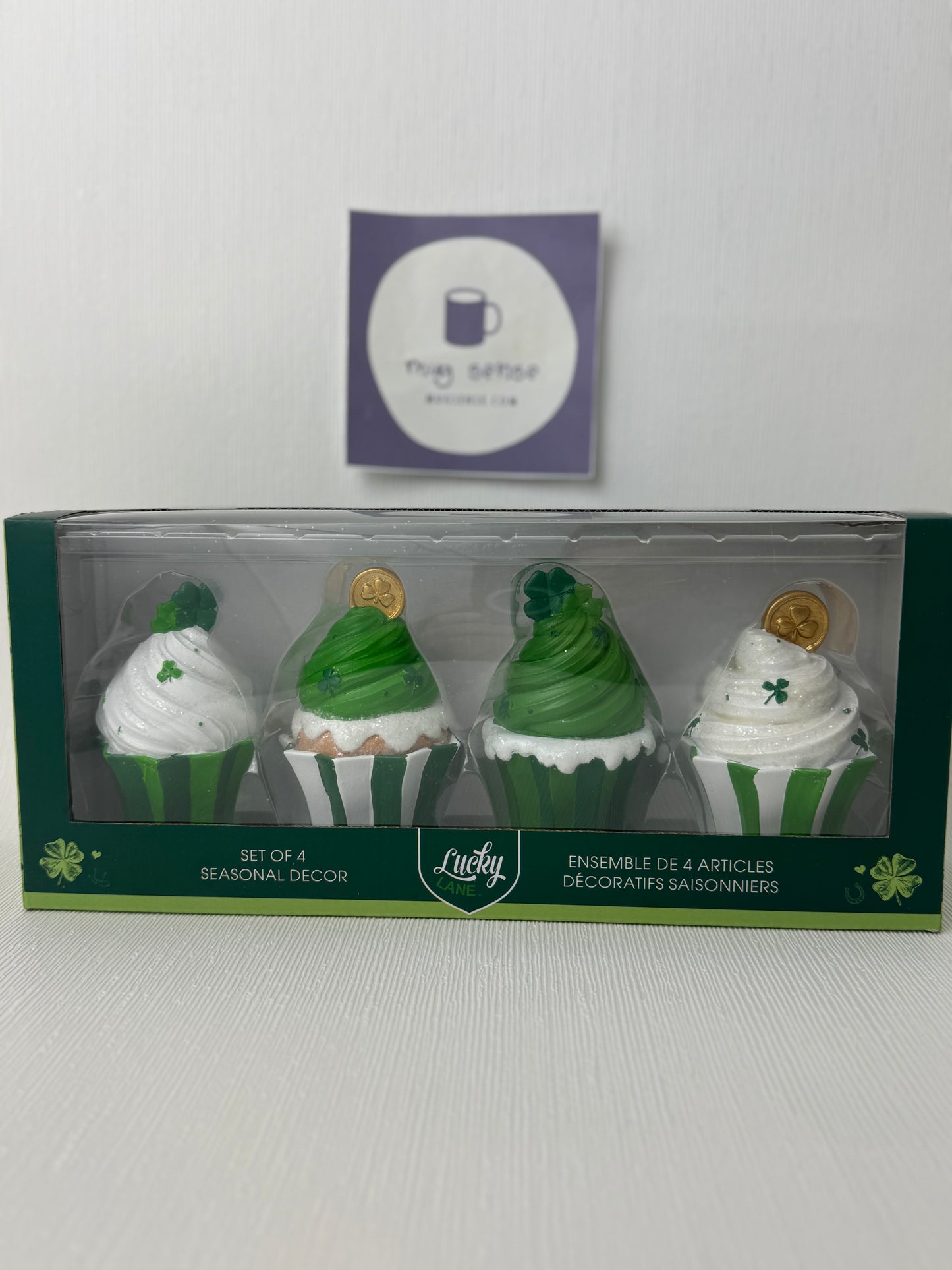 Lucky Lane St. Patrick's Day Cupcakes Set of 4 Pak