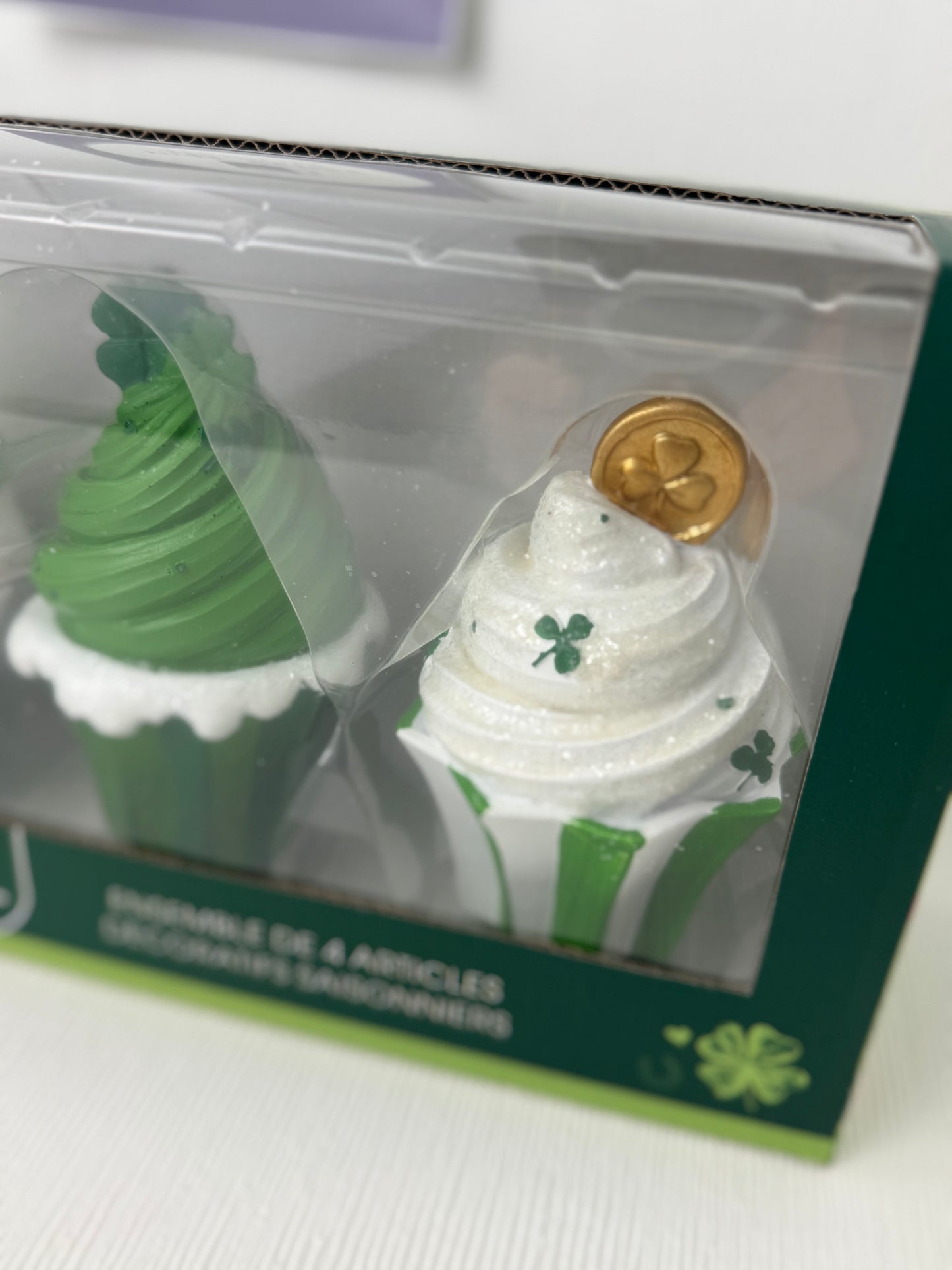 Lucky Lane St. Patrick's Day Cupcakes Set of 4 Pak