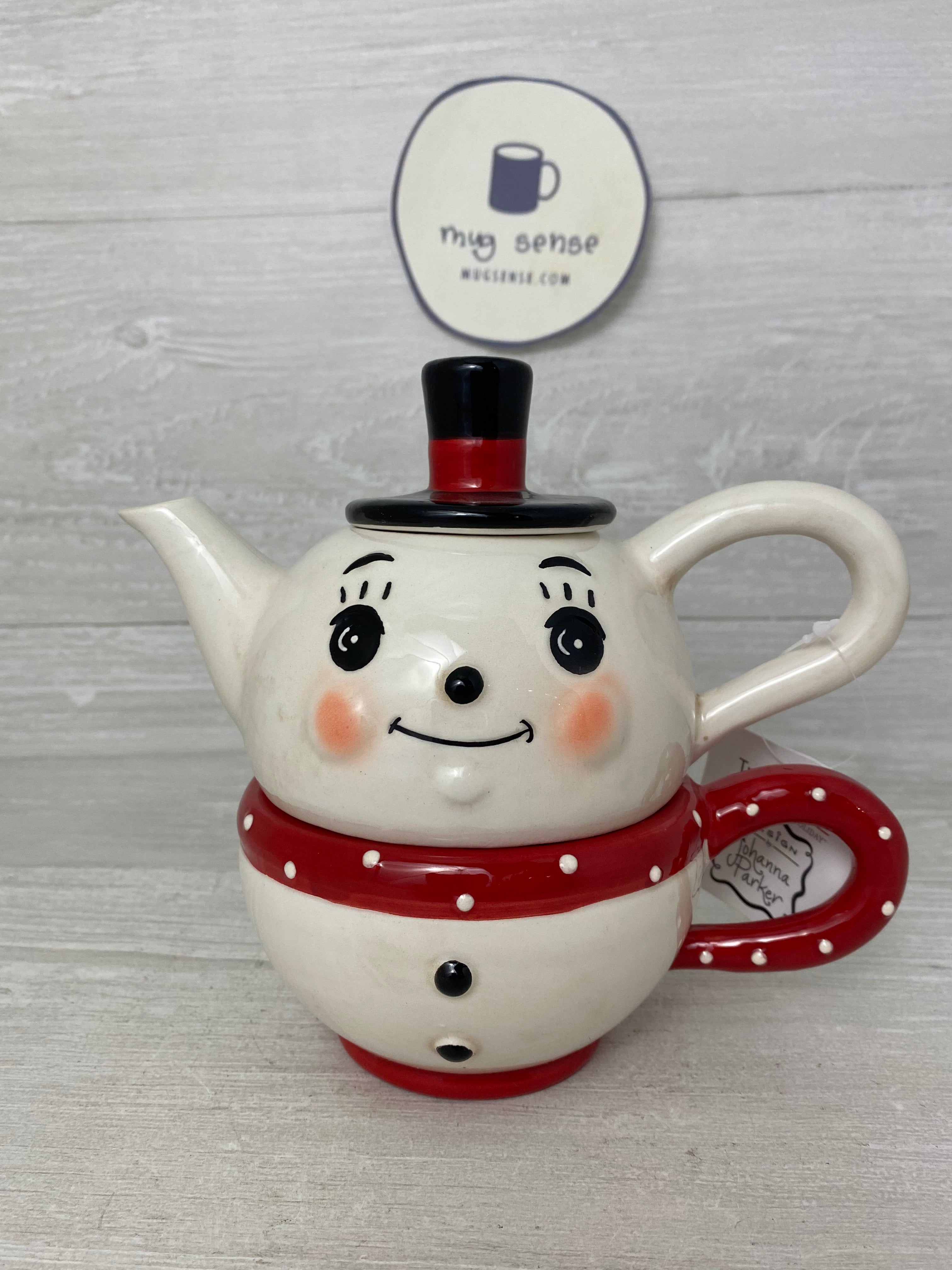 Johanna Parker snowman topper buy mug