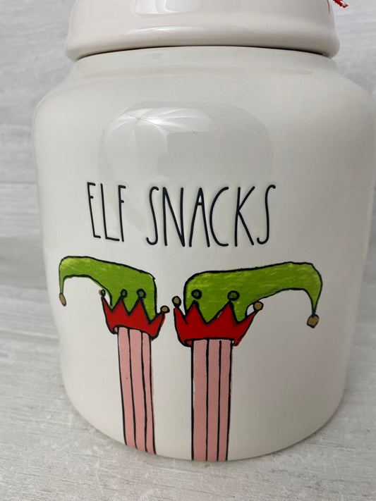 Rae Dunn Elf Snacks Chubby Canister