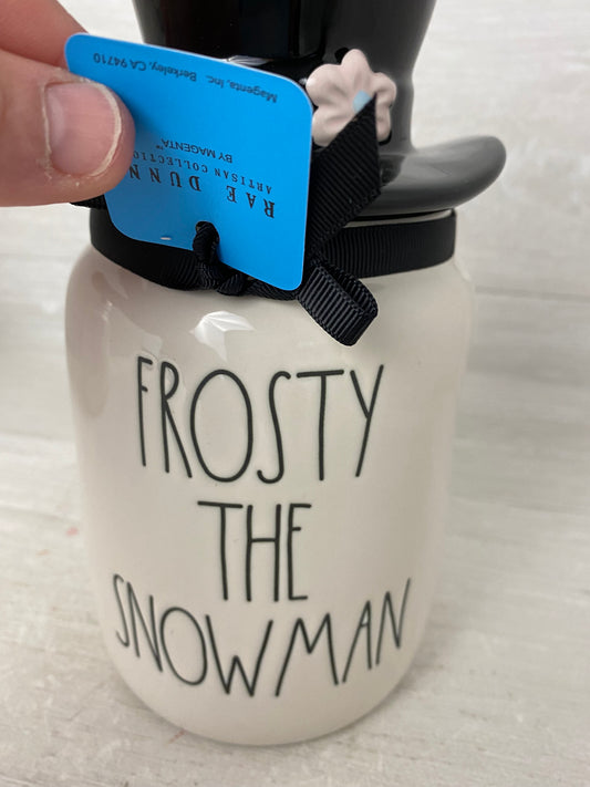 Rae Dunn Frosty The Snowman Canister Topper