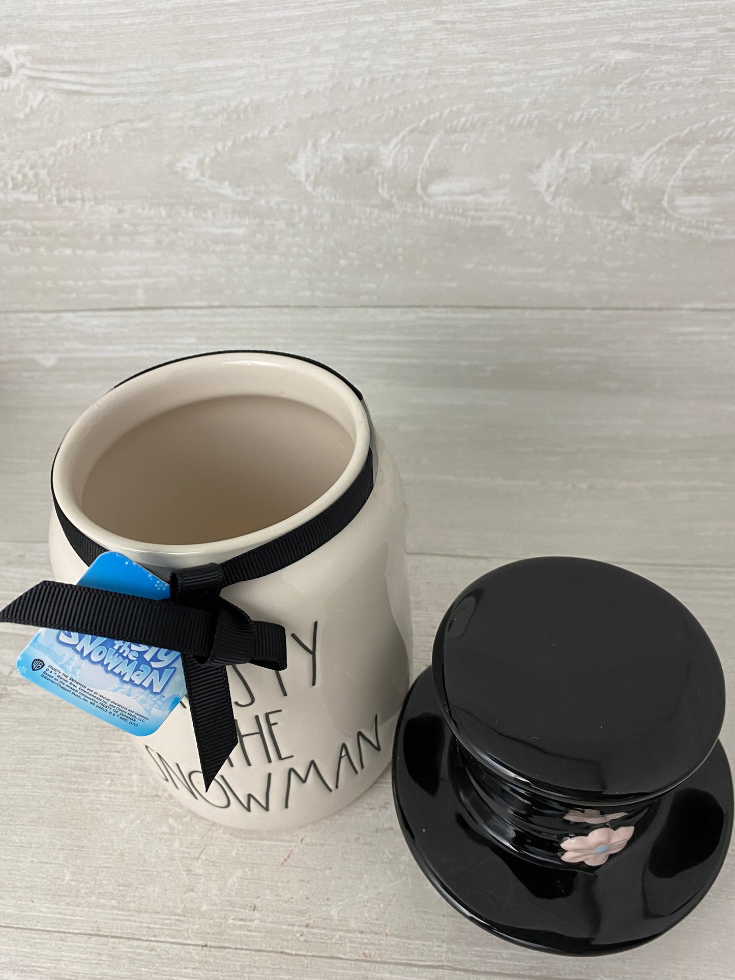 Rae Dunn Frosty The Snowman Canister Topper