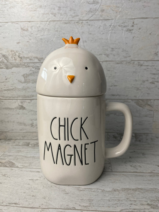 Rae Dunn Chick Magnet Mug And Topper Set