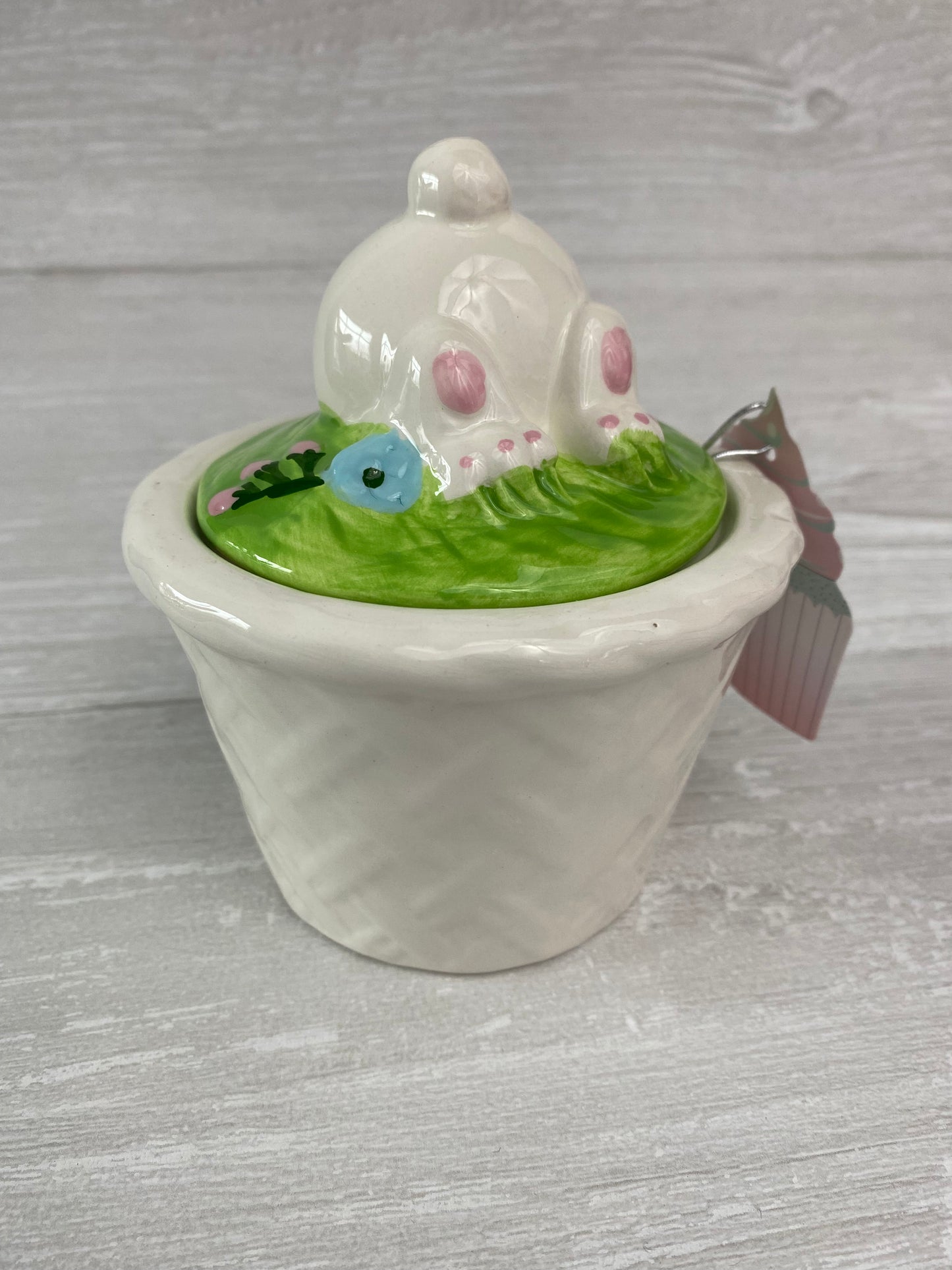 10 Strawberry Street Bunny Buns Small Canister