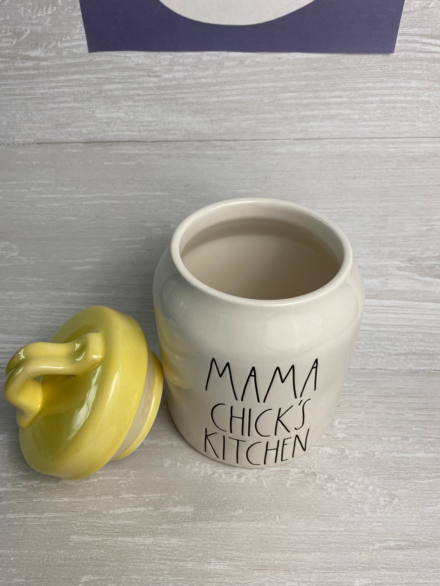 Rae Dunn Mama Chick's Kitchen Canister