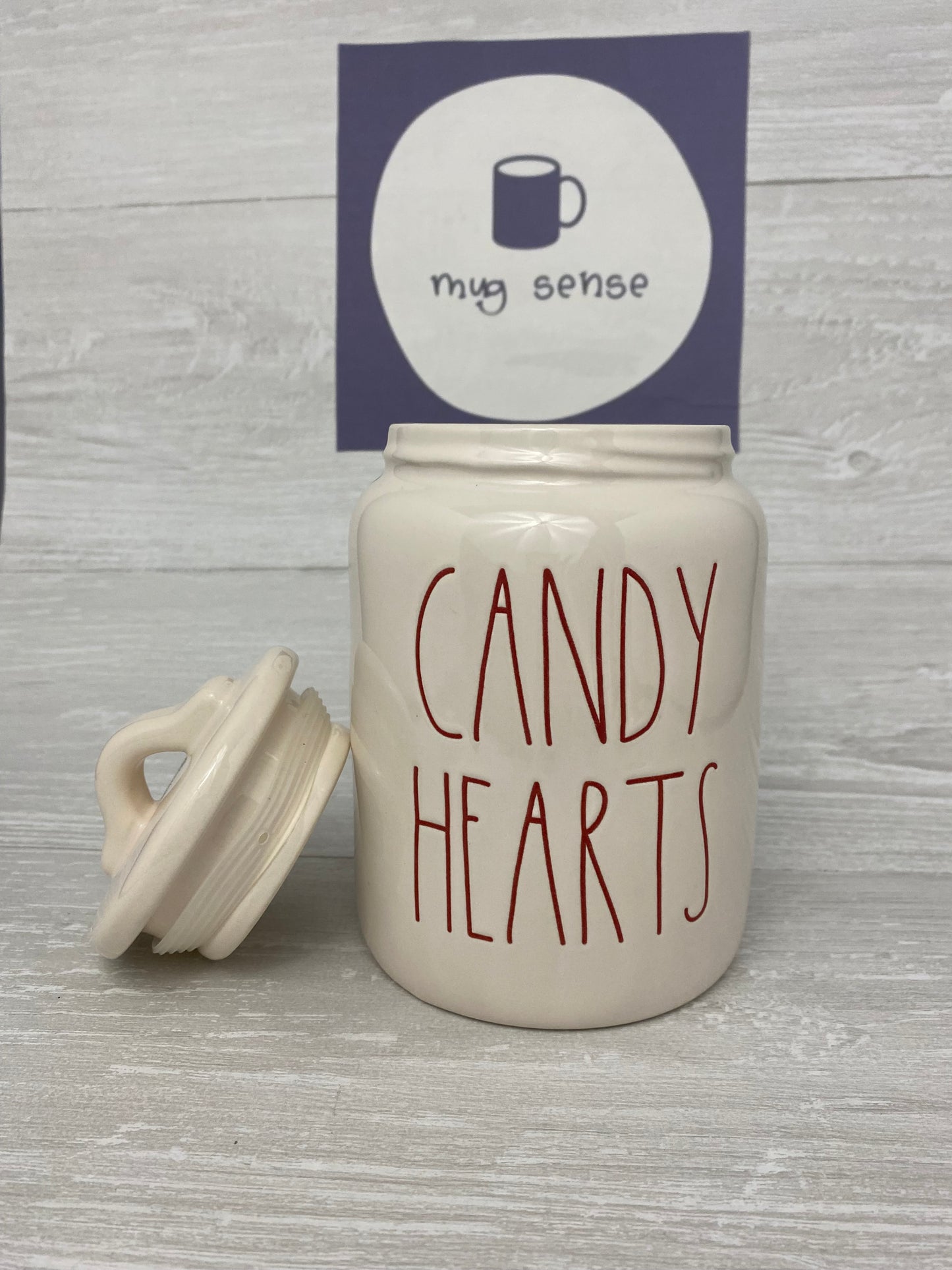 Rae Dunn Candy Hearts Baby Canister