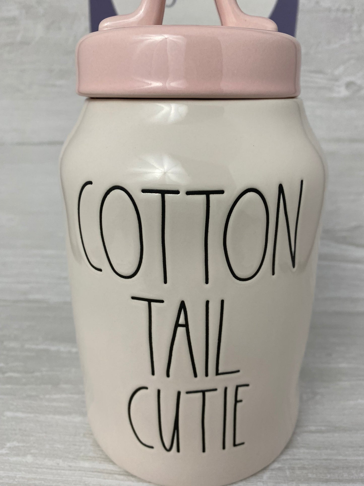 Rae Dunn Cotton Tail Cutie Canister