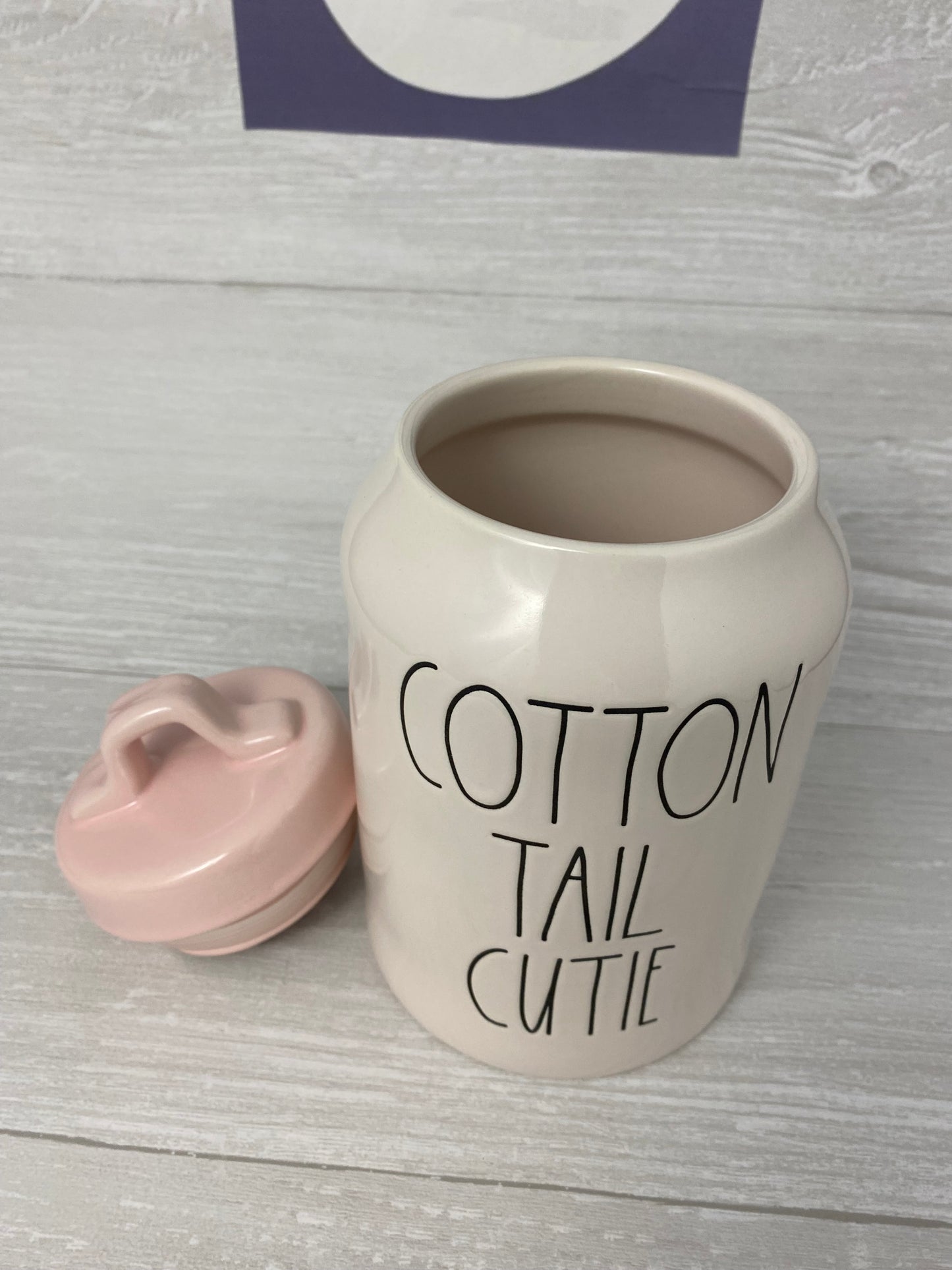 Rae Dunn Cotton Tail Cutie Canister