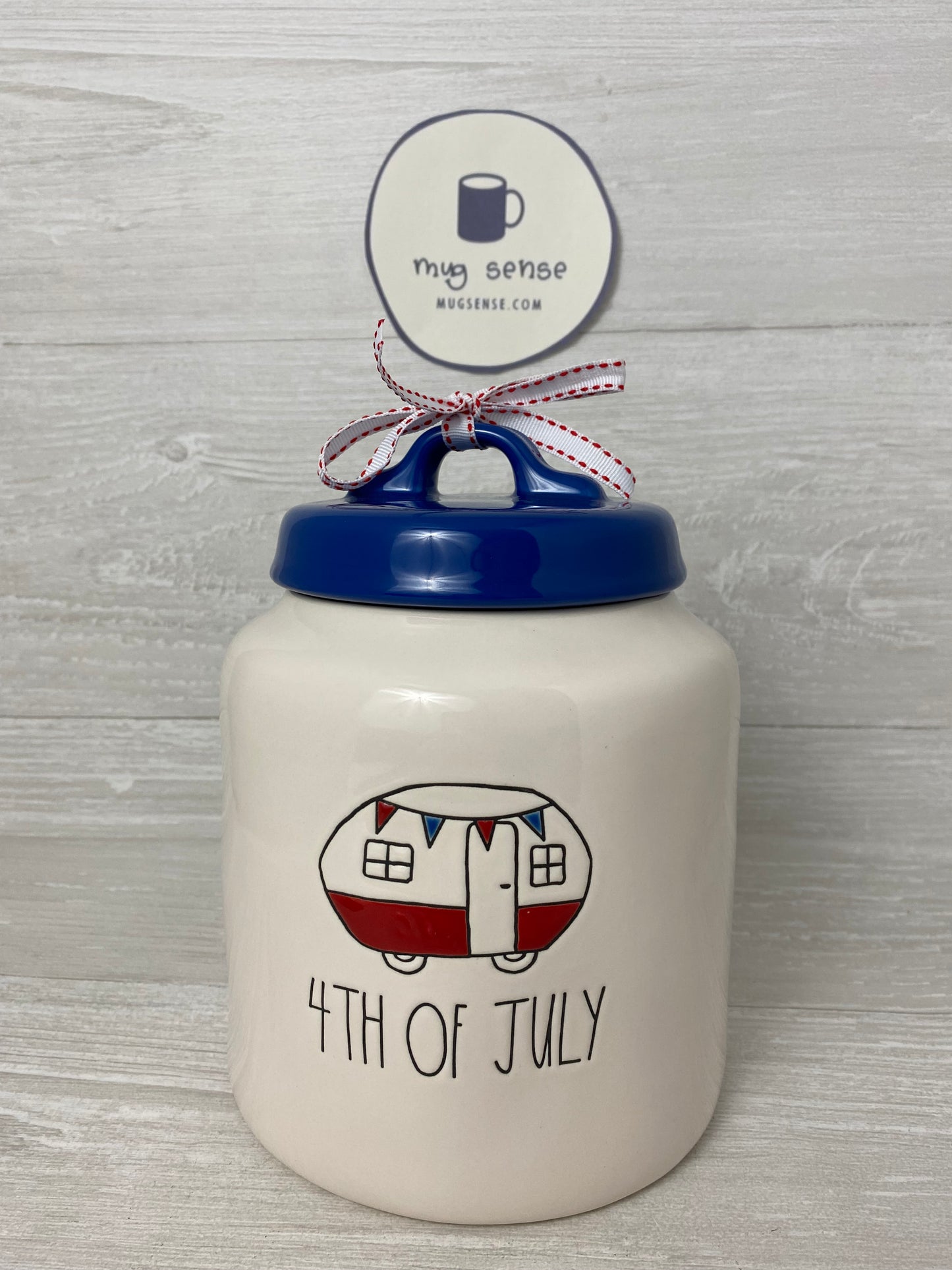 Rae Dunn 4th Of July Camper Canister