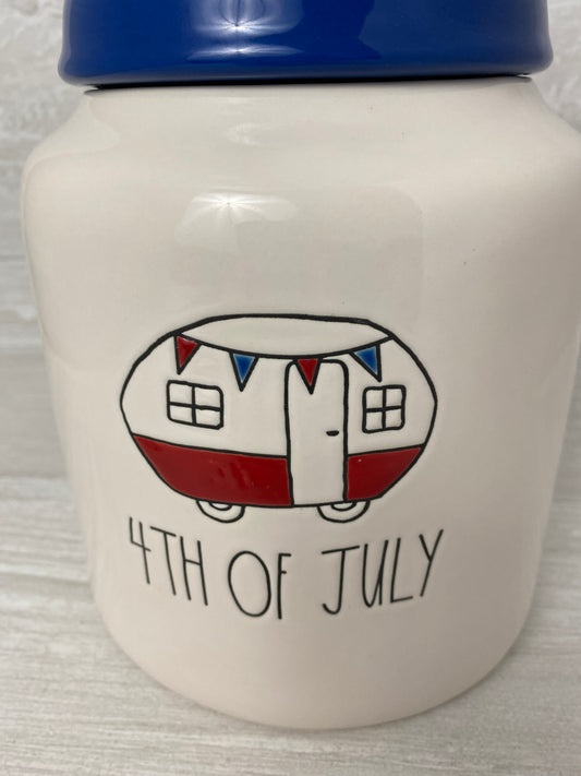 Rae Dunn 4th Of July Camper Canister