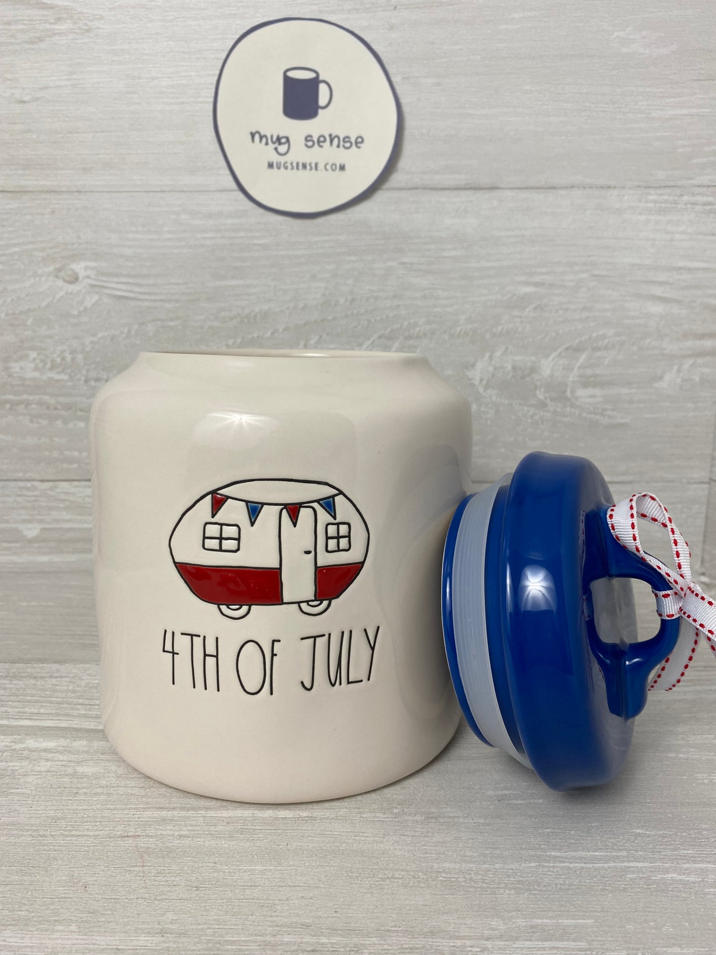 Rae Dunn 4th Of July Camper Canister