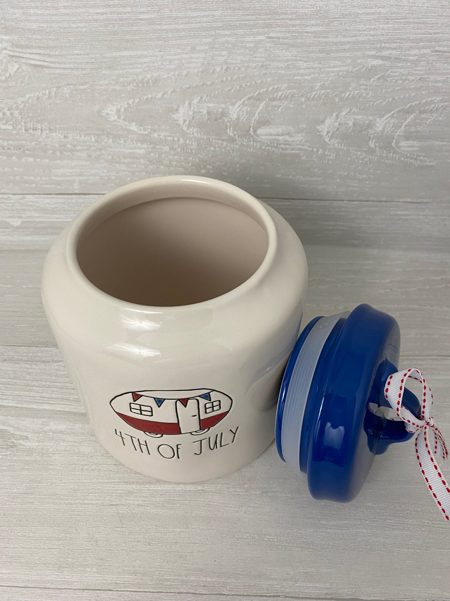 Rae Dunn 4th Of July Camper Canister