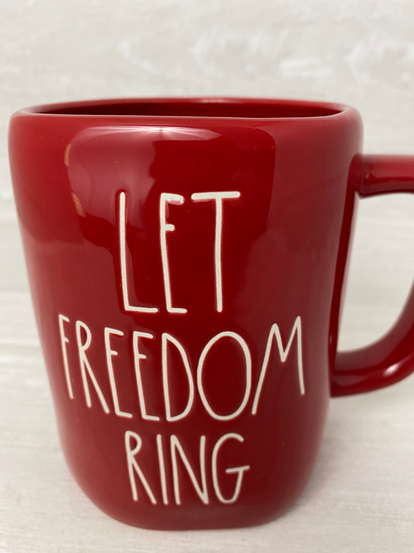 Rae Dunn Let Freedom Ring Mug