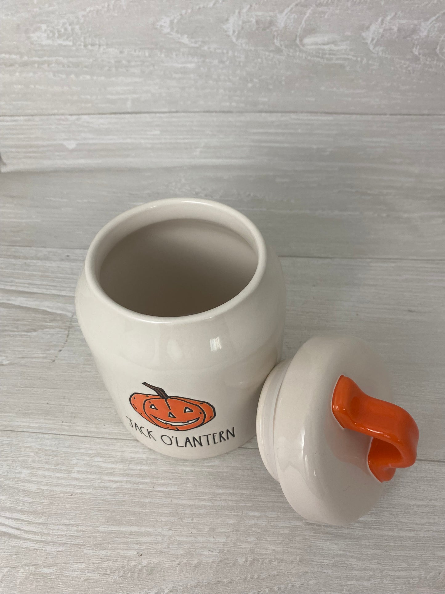 Rae Dunn Jack O' Lantern Baby Canister