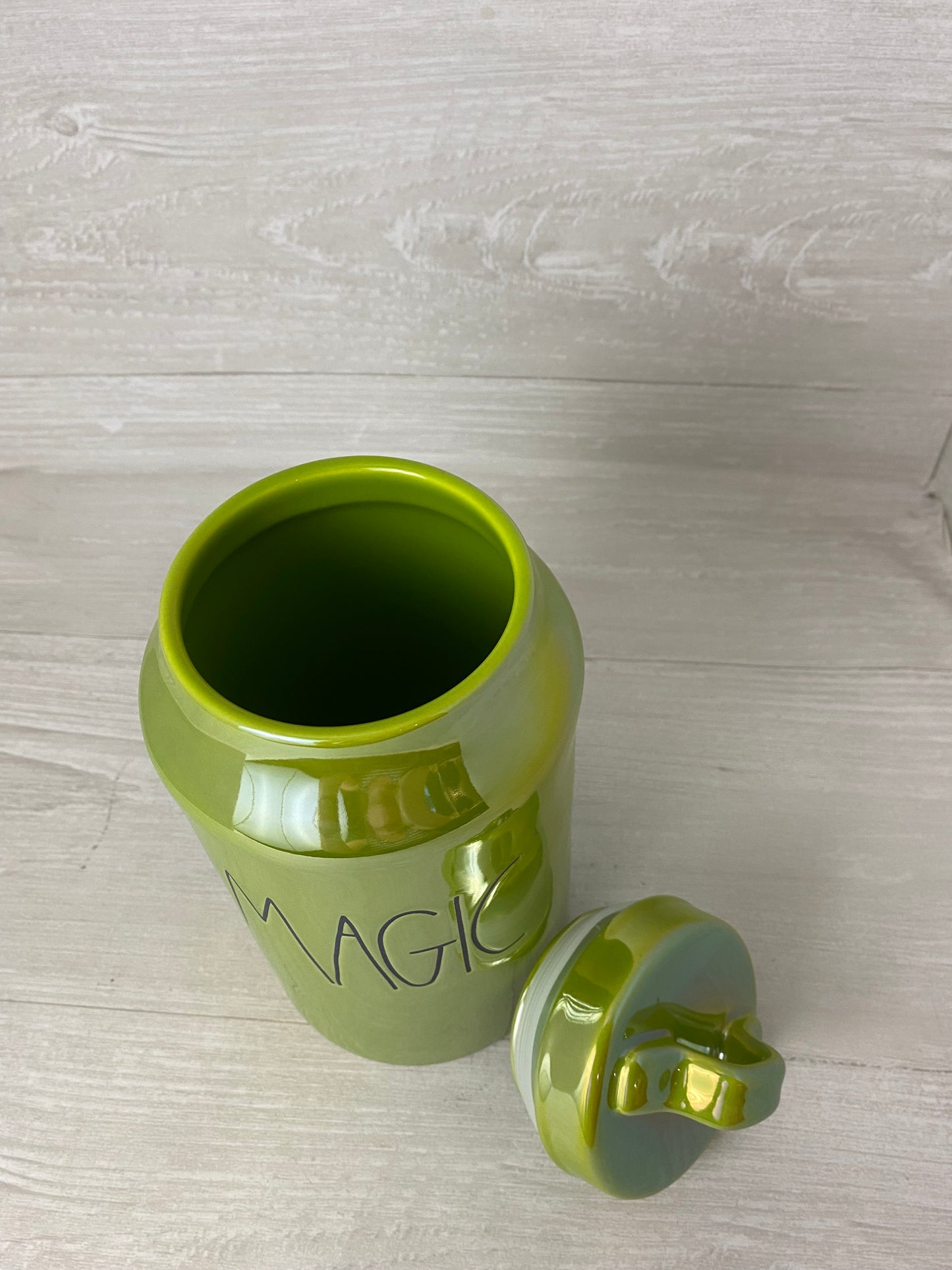 Rae Dunn Magic Iridescent Large Canister