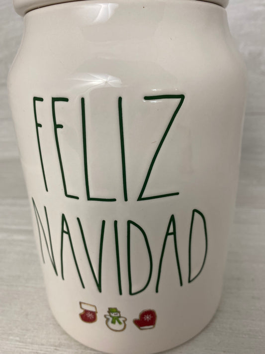 Rae Dunn Feliz Navidad Canister