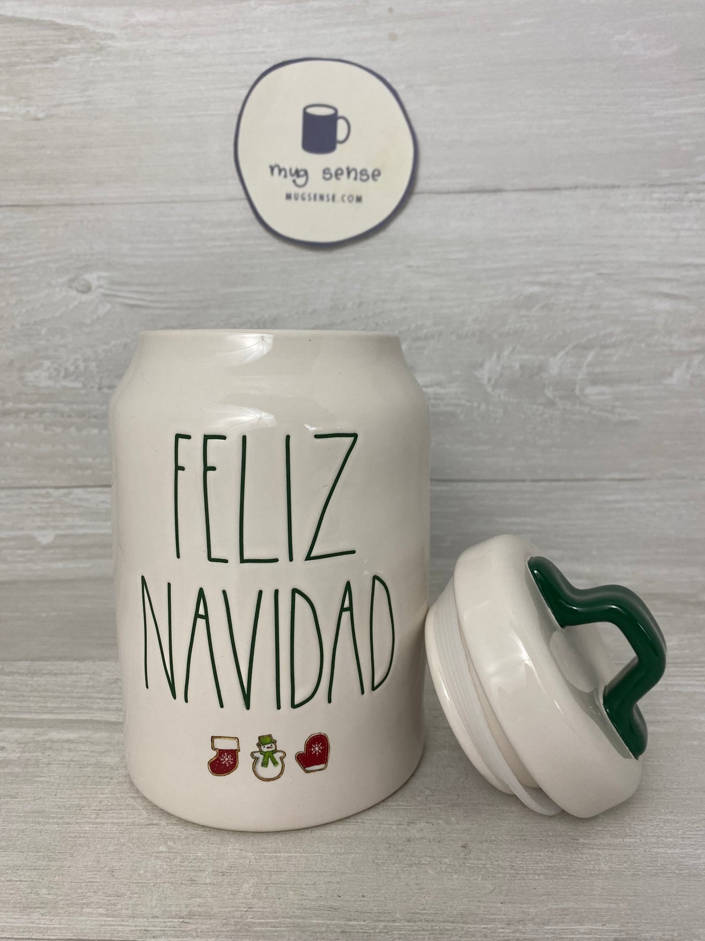 Rae Dunn Feliz Navidad Canister