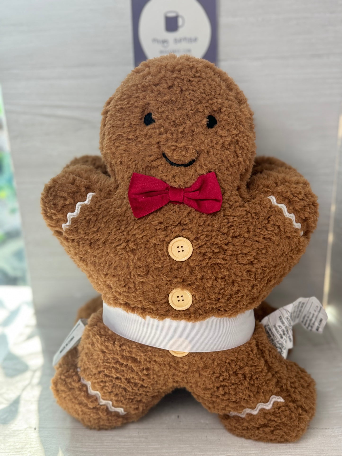 Cupcake & Cashmere Gingerbread Man Pillow set