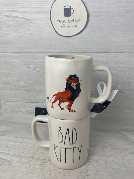 Rae Dunn Bad Kitty "Scar" Mug