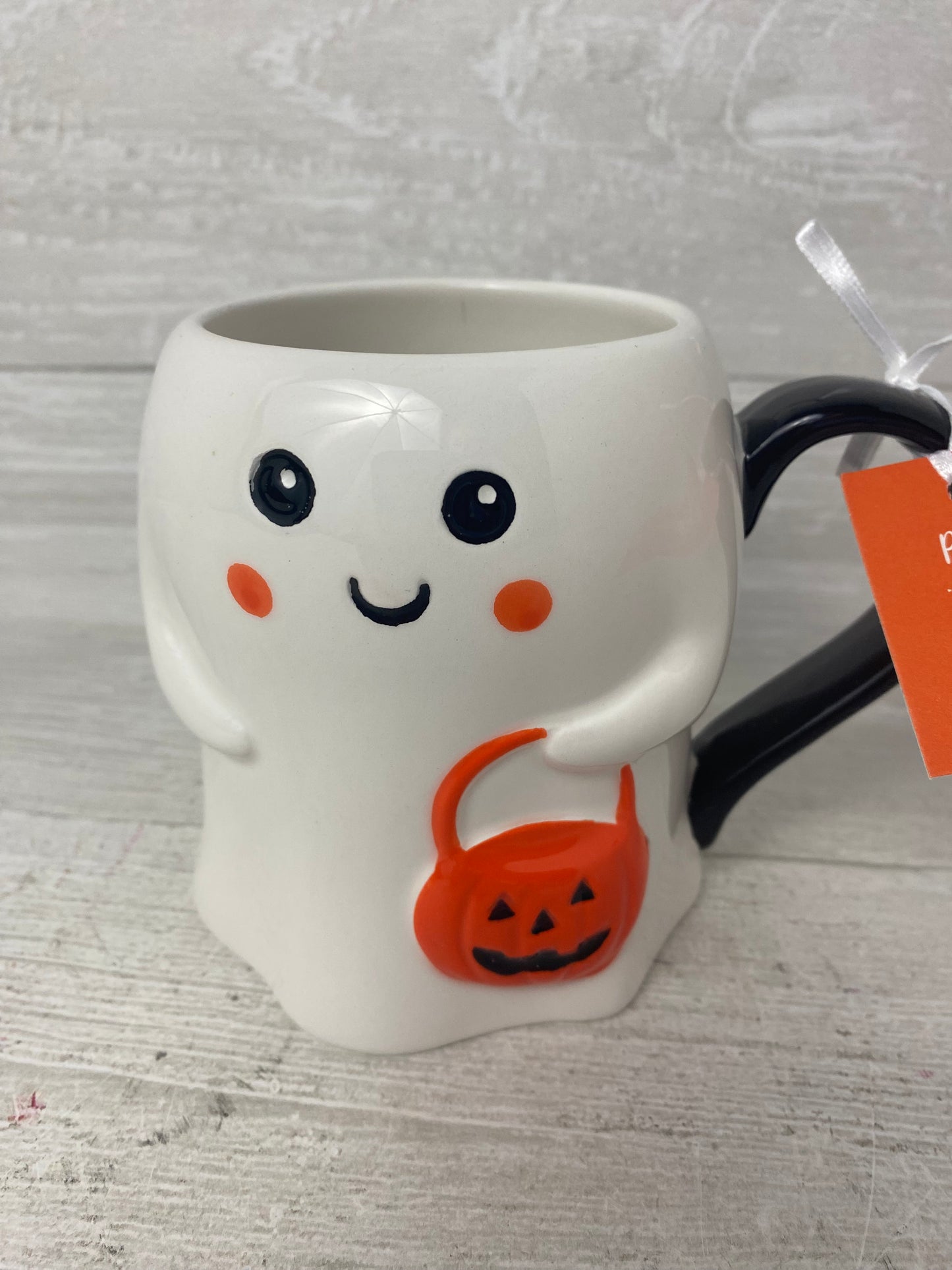 Lang Ghost with Pumpkin Mug