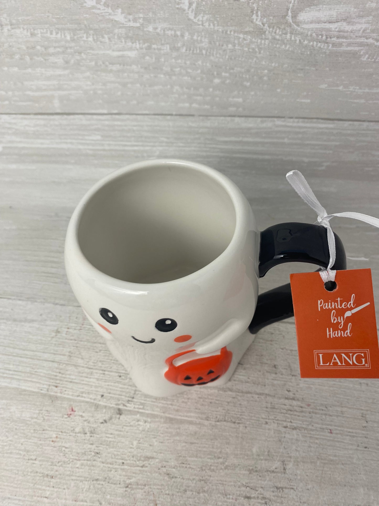 Lang Ghost with Pumpkin Mug