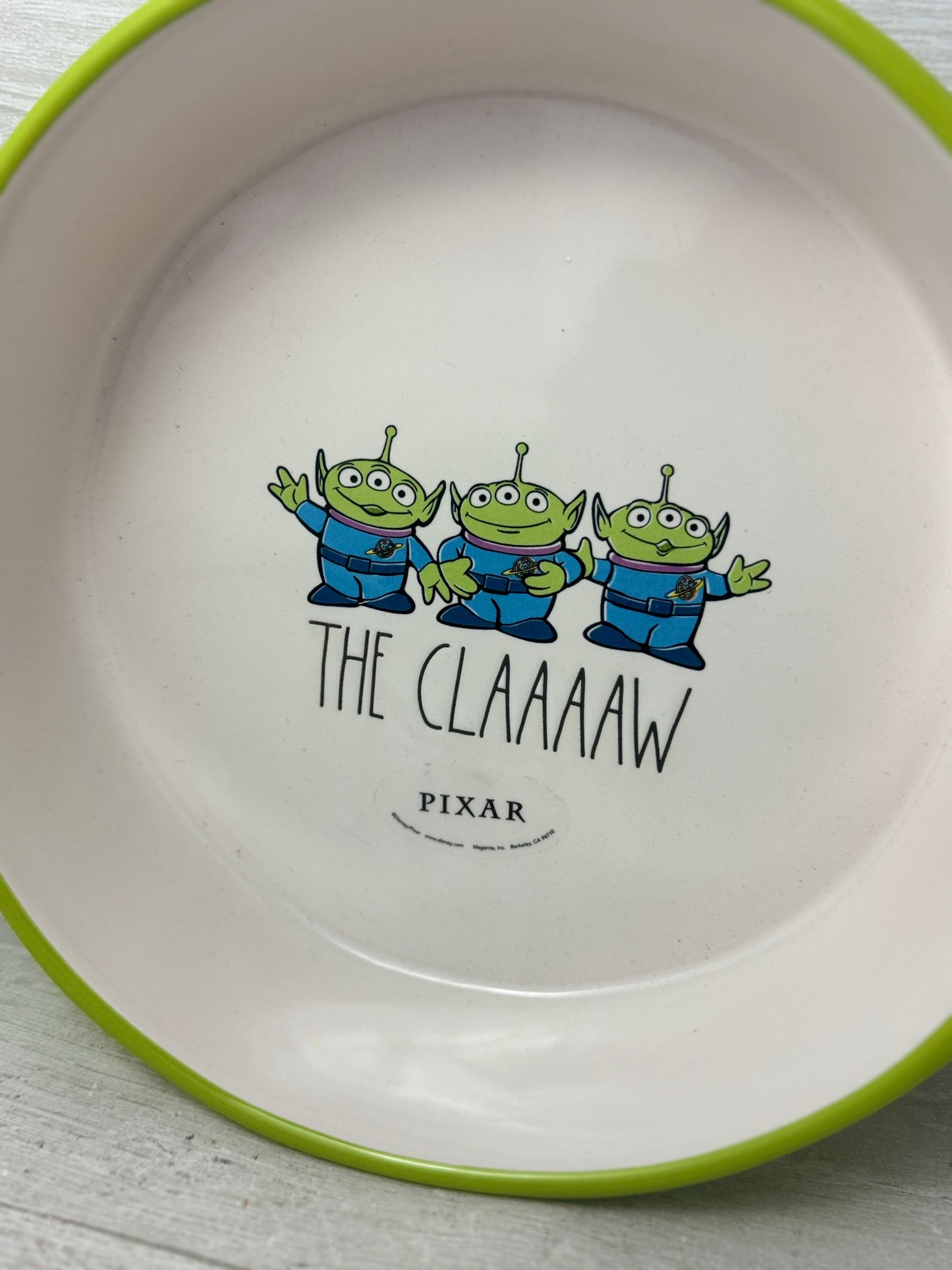 Rae Dunn Disney Pixar Toy Story "The Claaaaw" Baking Dish