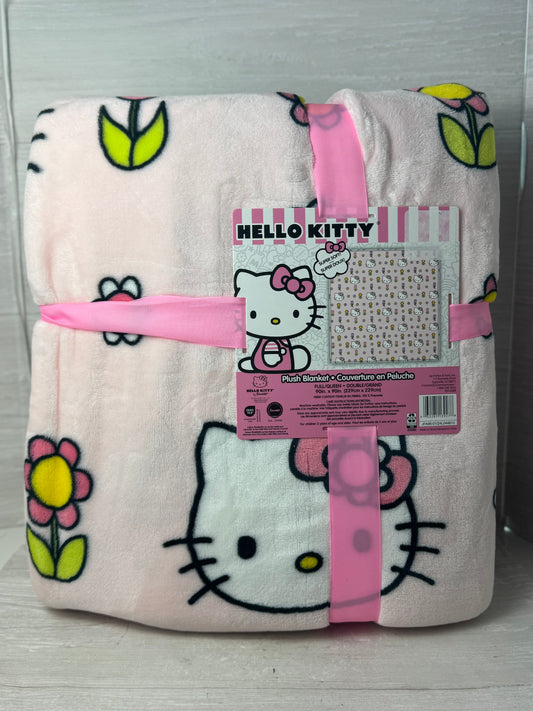 Hello Kitty Pink Tulip Full/Queen Blanket