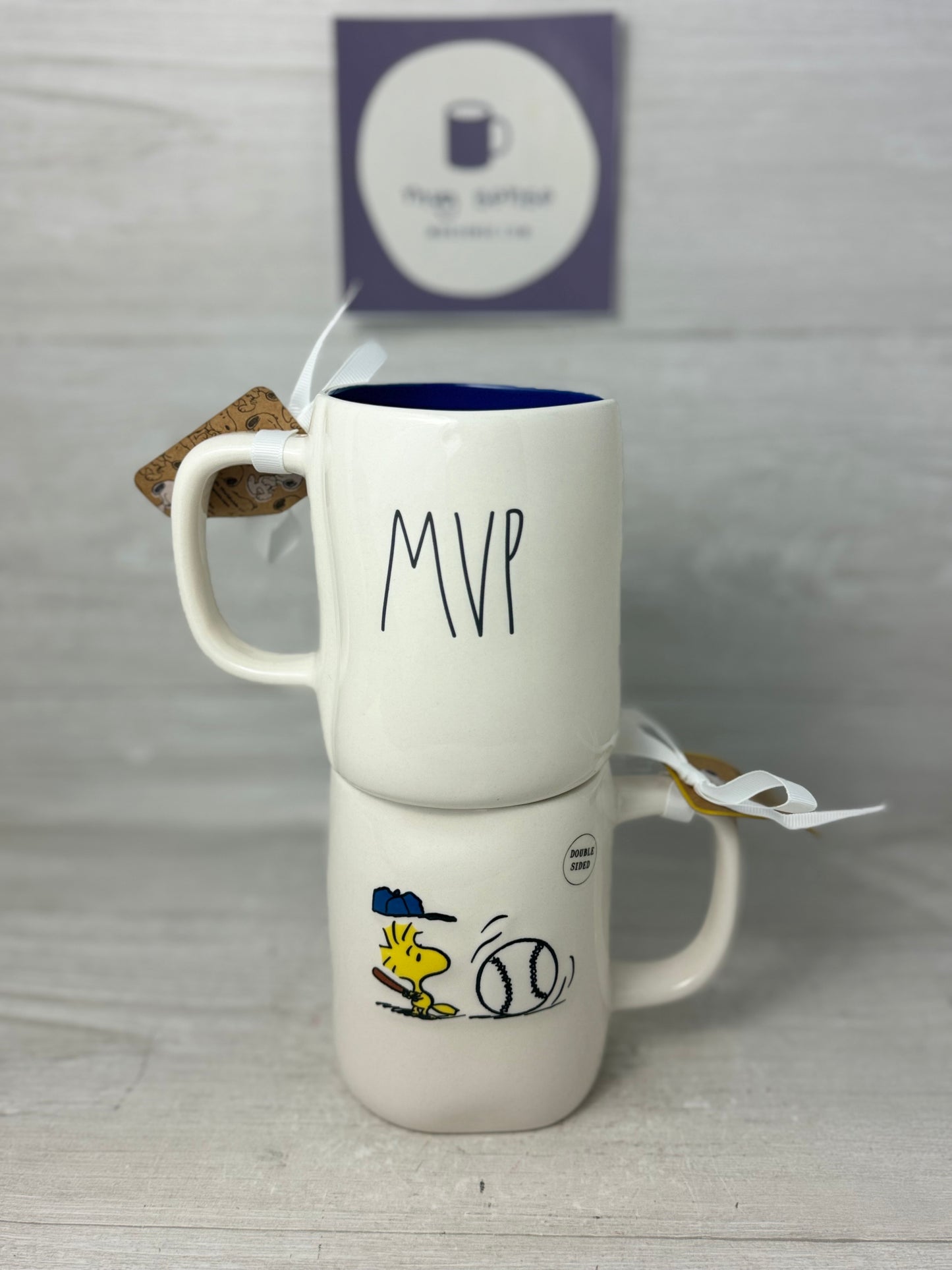 Rae Dunn Peanuts MVP Woodstock Mug