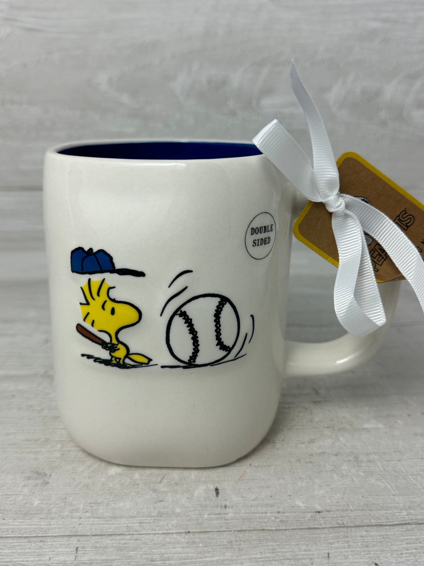 Rae Dunn Peanuts MVP Woodstock Mug