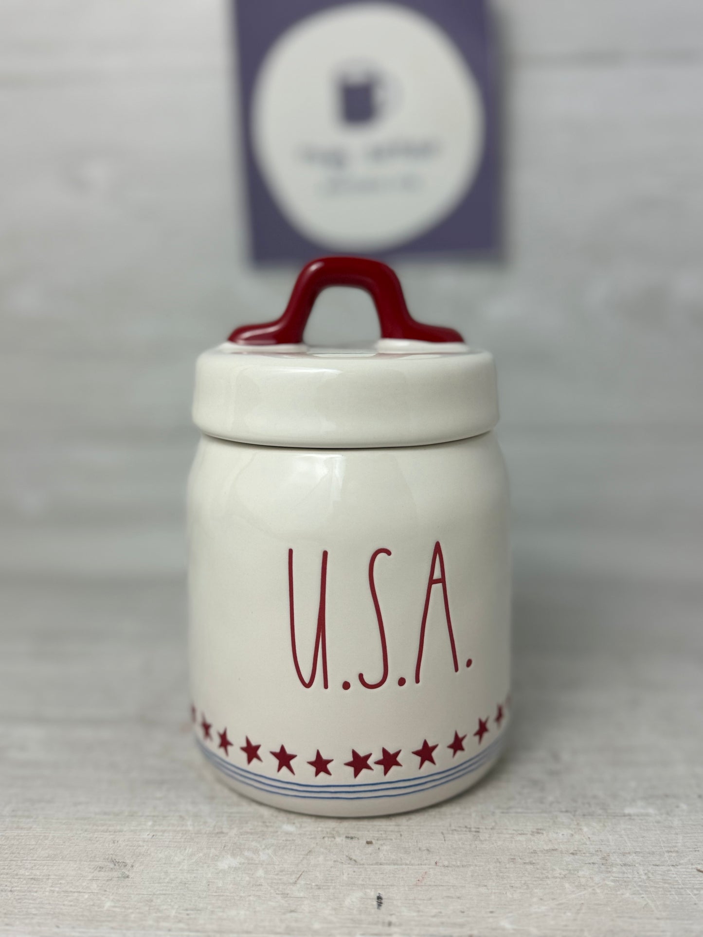 Rae Dunn USA Canister