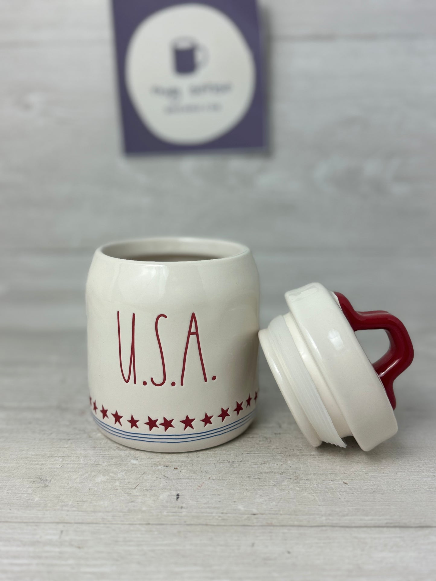 Rae Dunn USA Canister